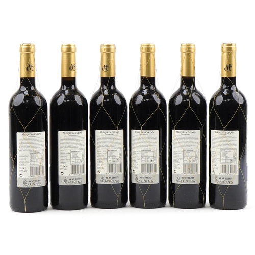 2066A - Six bottles of 2001 Marqués de Caranó Gran Reserva