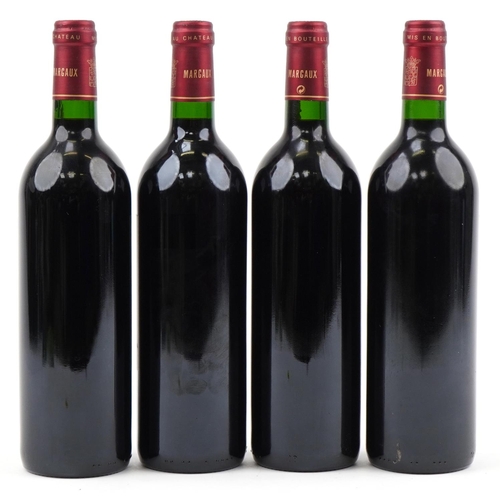 2034 - Four bottles of 2000 Château Marquis de Mons Margaux