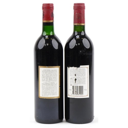 2027 - Two bottles of 1985 and 1988 Château de Camensac Haut-Médoc