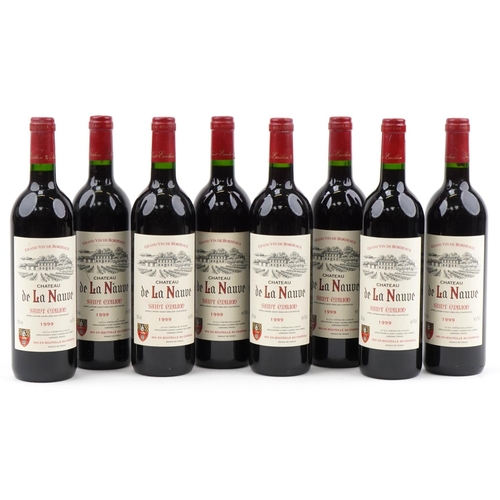 2056 - Eight bottles of 1999 Château de la Nauve Saint-Emilion