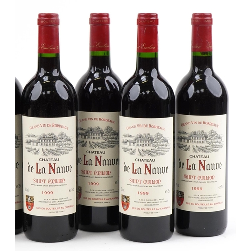 2056 - Eight bottles of 1999 Château de la Nauve Saint-Emilion