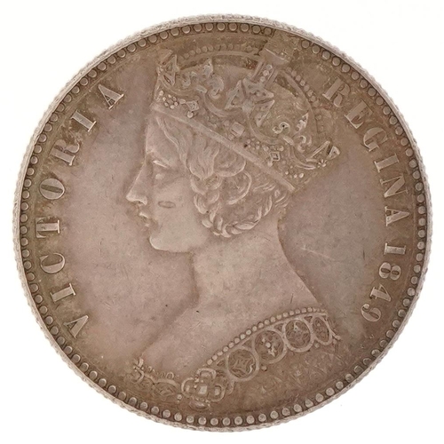 2414 - Queen Victoria 1849 Godless florin