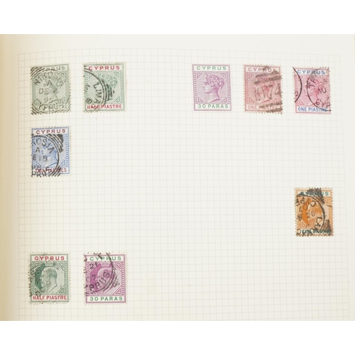 2477 - Two stamp albums containing American and world stamps including British and Commonwealth