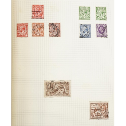 2477 - Two stamp albums containing American and world stamps including British and Commonwealth