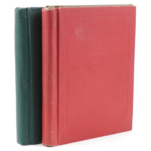 2477 - Two stamp albums containing American and world stamps including British and Commonwealth