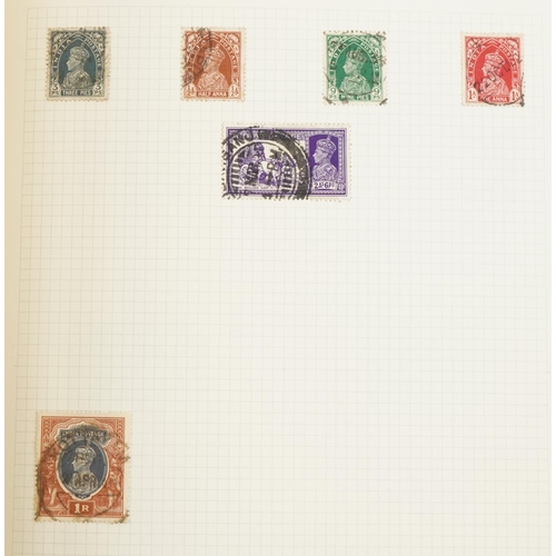 2477 - Two stamp albums containing American and world stamps including British and Commonwealth