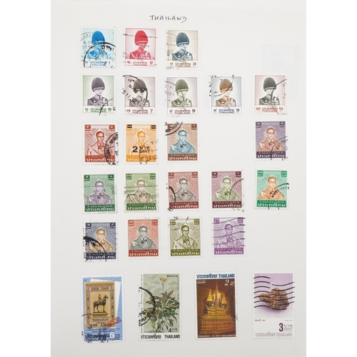 2470 - Five stamp albums containing British Commonwealth and world stamps