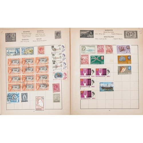 2470 - Five stamp albums containing British Commonwealth and world stamps