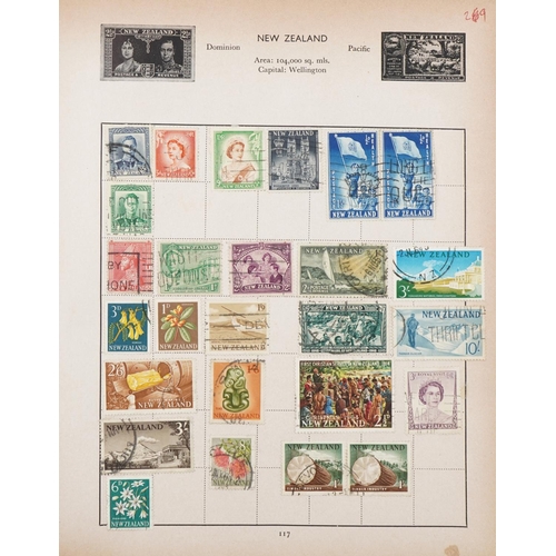 2470 - Five stamp albums containing British Commonwealth and world stamps