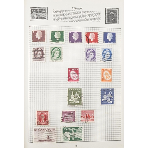 2470 - Five stamp albums containing British Commonwealth and world stamps