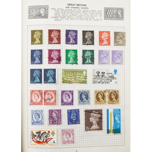 2470 - Five stamp albums containing British Commonwealth and world stamps