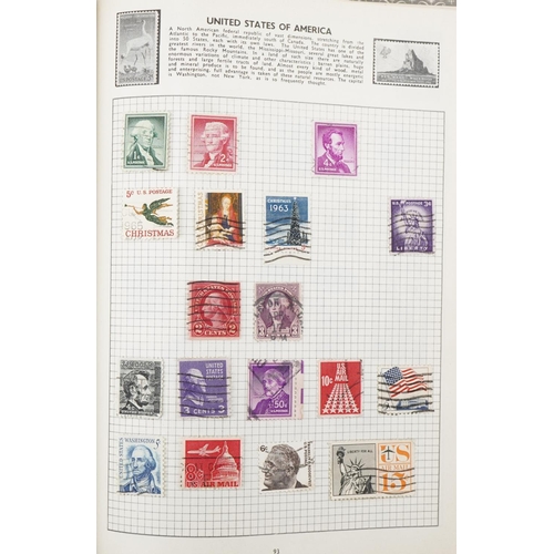 2470 - Five stamp albums containing British Commonwealth and world stamps