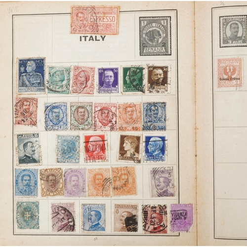 2470 - Five stamp albums containing British Commonwealth and world stamps