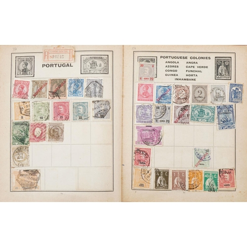 2470 - Five stamp albums containing British Commonwealth and world stamps