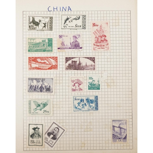 2470 - Five stamp albums containing British Commonwealth and world stamps