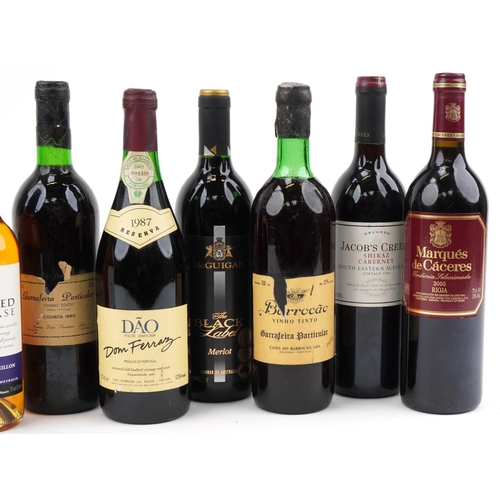 2081 - Ten bottles of wine including 2006 Marqués de Cáceres, 2009 Saint Clair, 1996 Jacob's Creek Shiraz C... 