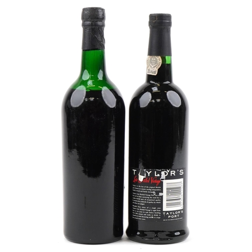 2017 - Two bottles of port comprising 1970 Cockburn's and 1989 Taylor's