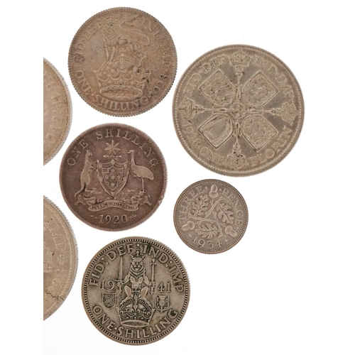 2400 - Pre 1947 silver coinage including half crown, florins, shillings, sixpences and threepence