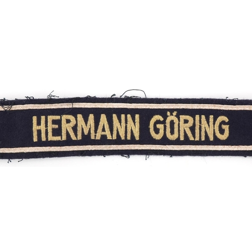 2559 - German military interest Hermann Göring cuff title