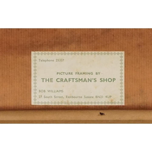 1145 - Robert Taverner - The Barn and Grasses  artist's proof pencil signed, The Craftsman Shop paper label... 