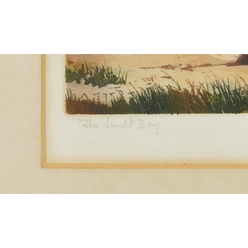 2236 - James Priddey - Penmaenpool, pencil signed print in colour and Quinton Morgan - The Sunlit Bay Seagu... 