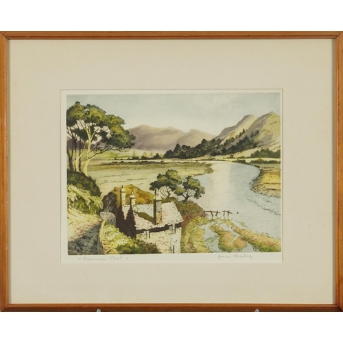 2236 - James Priddey - Penmaenpool, pencil signed print in colour and Quinton Morgan - The Sunlit Bay Seagu... 