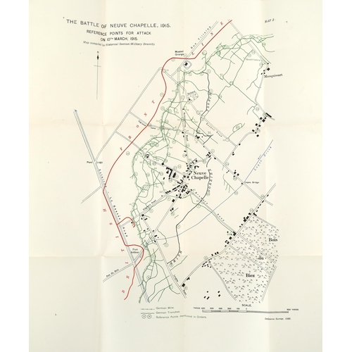 2582 - Boxed set of military operational maps from France and Belgium 1915 and five canvas backed RAF opera... 