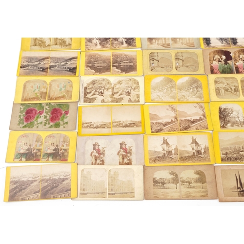 1560 - Collection of stereoscopic view cards and viewer including views of Ipswich, Hastings, Wales and Dev... 