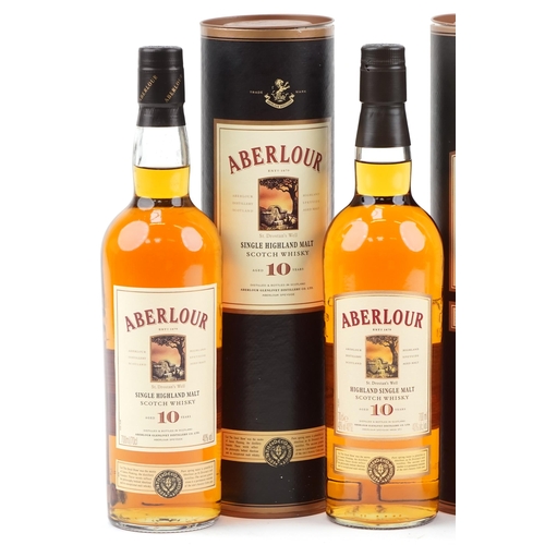 2084 - Four bottles of whisky with boxes comprising two 10 Year Old Aberlour, Ardmore and limited edition H... 