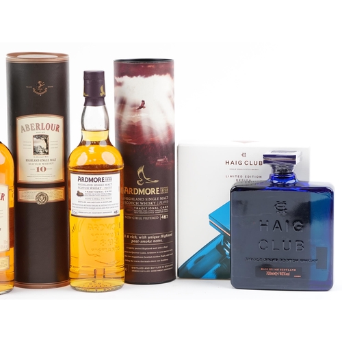 2084 - Four bottles of whisky with boxes comprising two 10 Year Old Aberlour, Ardmore and limited edition H... 