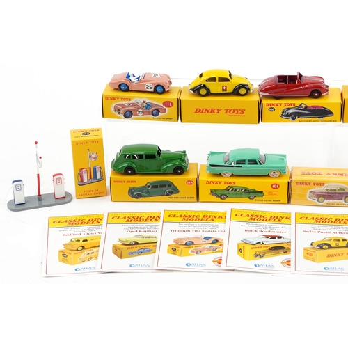 2358 - Thirteen Dinky Toys by Mattel diecast vehicles with boxes including numbers 106, 159, 177, 197 and 4... 