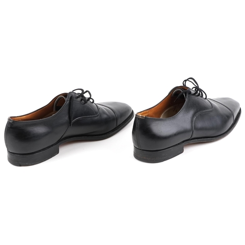 1536 - Church's, pair of gentlemen's black leather shoes, fitting 100F