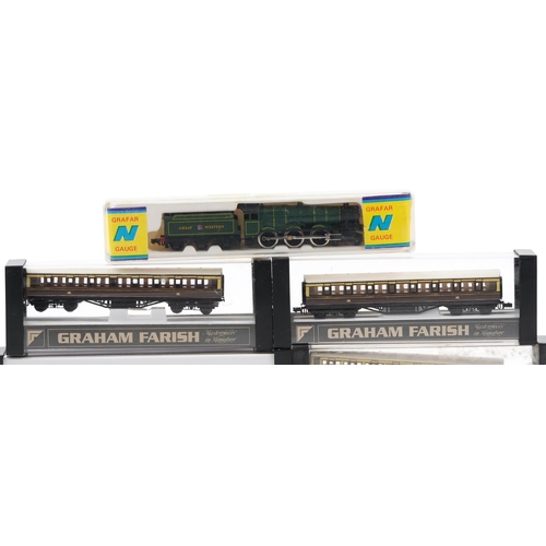 2339 - Graham Farish N gauge diecast model railway locomotives, carriages and wagons