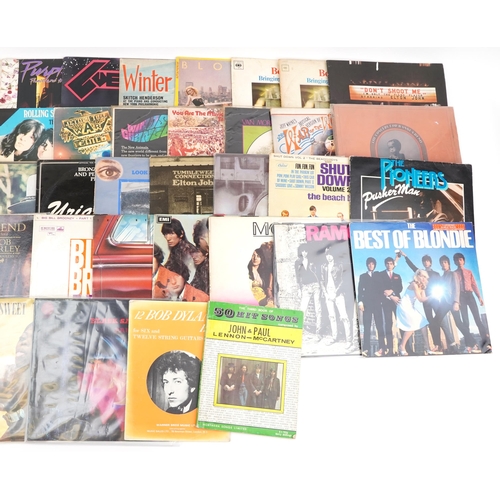 1503 - Vinyl LP records including Black Sabbath, Pink Floyd, The Ramones, Bob Dylan and Elton John