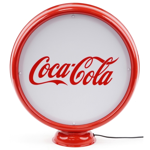 2256 - Coca Cola illuminated advertising sign, 46cm high