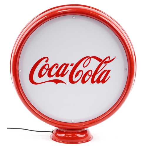 2256 - Coca Cola illuminated advertising sign, 46cm high