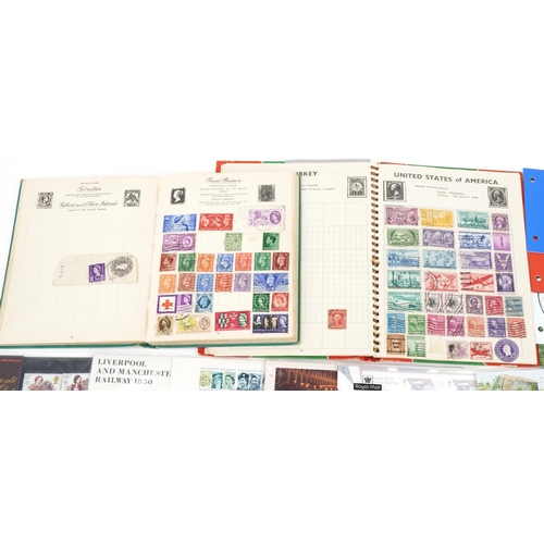 2484 - British and world stamps, first day covers and presentation packs, some arranged in albums