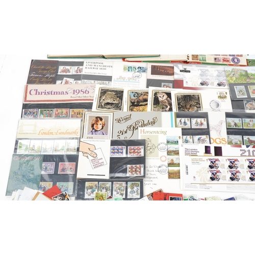 2484 - British and world stamps, first day covers and presentation packs, some arranged in albums