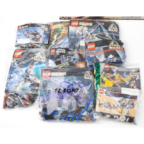 2345 - Large collection of vintage and later Star Wars Lego, some with boxes including Millennium Falcon, s... 