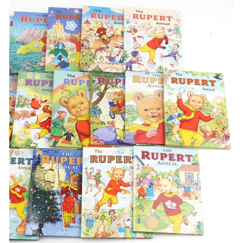 2348 - Nineteen hardback Rupert annuals