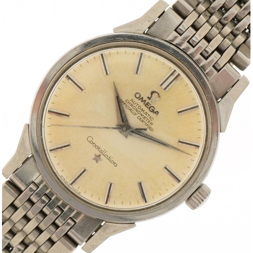 3093 - Omega, gentlemen's Omega Constellation automatic wristwatch, the movement numbered 20671612, 33mm in... 