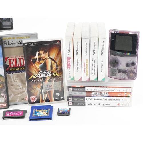 2373 - Hand held games consoles and games including Gameboy Colour, Barcode Battler, Nintendo DS games and ... 