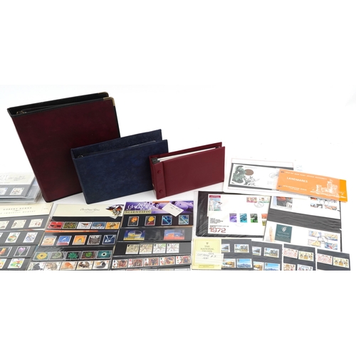 2485 - Selection of first day covers in albums, including some high value, and a large collection of presen... 