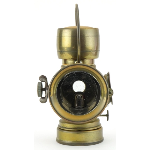 1426 - Brass Lucas King of the Road motor car lamp, 22cm high