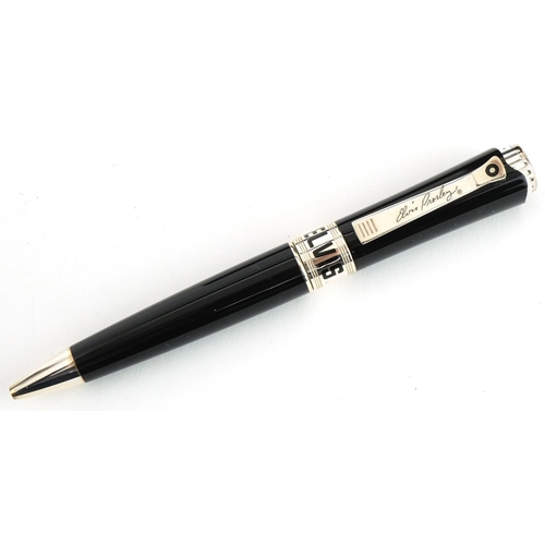 1165 - Silver Montegrappa Elvis Presley pen with original box, certificate limited to five hundred