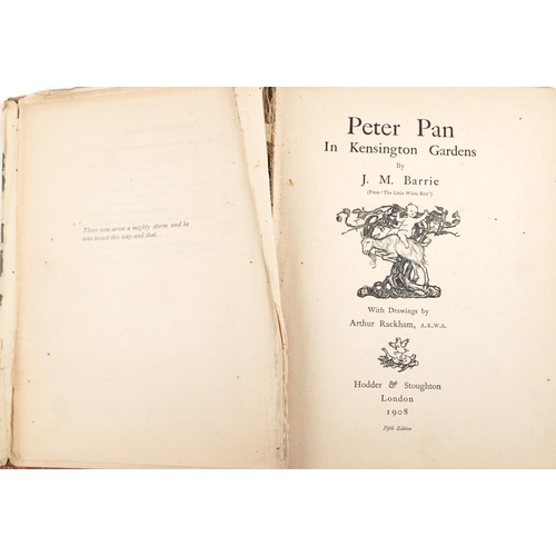 1575 - Peter Pan in Kensington Gardens by J M Barrie illustrated by Arthur Rackham