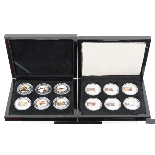 2437 - Proof coinage and commemorative medallions including Edward VIII 1936 boxed set, 2002 proof coin set... 