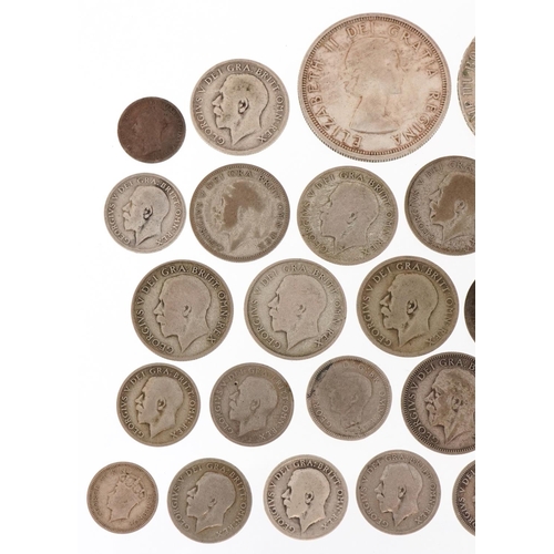 2419 - Silver coinage to include Canada 1953 one dollar, 1780 Maria Theresa thaler and British pre 1947 sil... 