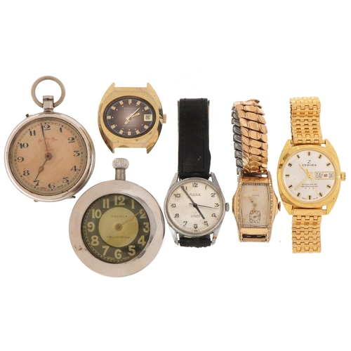 3560 - Vintage and later wristwatches and pocket watches including Zebora, Grado and Gruen