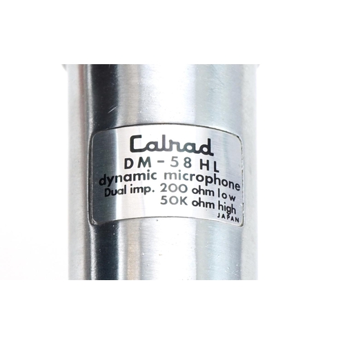 1443 - Vintage Calrad dual independence Cardioid Dynamic microphone with box model DM-58HL